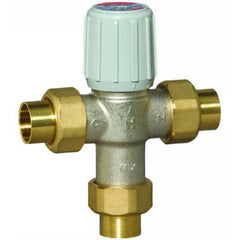 RESIDEO AM101-US1LF Mixing Valve AM-1 3/4 Inch Lead Free Nickel Plated Brass Sweat Union EPDM 150 Pounds per Square Inch | Midwest Supply Us