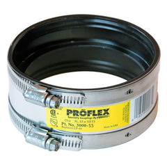 Fernco 3000-55 Coupling Proflex Shielded 5 Inch Cast Iron to Plastic/Steel/E x tra Heavy | Midwest Supply Us