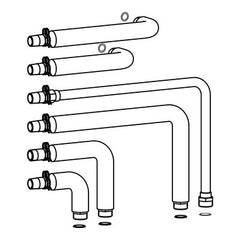 Rinnai 804000080 Pipe Kit Pre-Bend Right for Q Premier | Midwest Supply Us