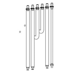 Rinnai 804000081 Pipe Kit Pre-Bend Top for Q Premier | Midwest Supply Us