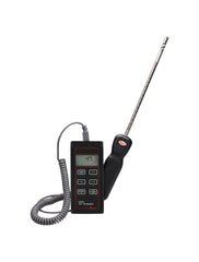 Dwyer Instruments 471B-1 Digital thermo-anemometer | includes 9V battery | sensing probe | wrist strap | hard carrying case & instructions | Midwest Supply Us
