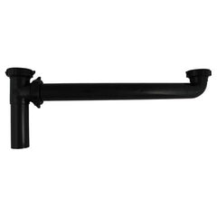 Dearborn Plastic A9108A Continuous Waste 1-1/2x16" Slip Joint End Outlet ABS Plastic Black | Midwest Supply Us