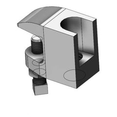 Hangers 62SS0038 Beam Clamp Small Mouth 3/8 Inch T-304 Stainless Steel Import | Midwest Supply Us