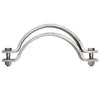 524SS-12I | Pipe Clamp Single Bolt 12 Inch 316 Stainless Steel IPS | Hangers