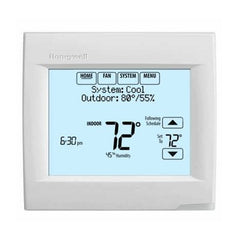 HONEYWELL HOME TH8321R1001/U Thermostat VisionPRO 8000 Programmable RedLINK with Touchscreen 2 Heat/2 Cool Heat Pump 7 Day White 40-90/50-99 Degrees Fahrenheit | Midwest Supply Us