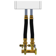 Webstone 4FK4-WIF Boiler Installation Kit Manifold with Flex 1-1/4" Threaded Brass | Midwest Supply Us