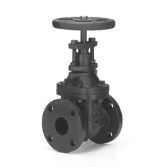 Milwaukee Valves F2882M-400 Gate Valve Cast Iron 4 Inch Flanged Non-Rising Stem Bolted Solid Wedge Disc 125SWP/200WOG | Midwest Supply Us