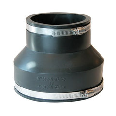 Fernco 1056-64 Coupling Flexible 6 x 4 Inch Cast Iron/Plastic to Cast Iron/Plastic PVC 4.3 Pounds per Square Inch for All Types of In-House and Sewer Connection | Midwest Supply Us