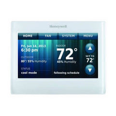 HONEYWELL HOME TH9320WF5003/U Thermostat 9000 Programmable WiFi Color Touchscreen 18-30 Voltage Alternating Current 3 Heat/2 Cool Heat Pump-2 Heat/2 Cool Conventional 7 Day Premier White 40-90/50-99 Degrees Fahrenheit | Midwest Supply Us