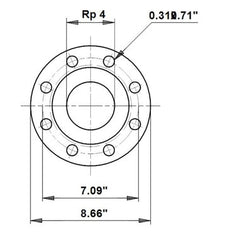 Grundfos Circulators 579801 Circulator Flange Cast Iron 4" NPT GF100 | Midwest Supply Us