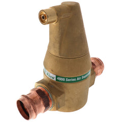 Taco 49-125P-1 Separator | Air | Threaded | 1-1/4" | 125 PSI | Bronze | In-Line | Midwest Supply Us