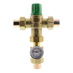 Taco 5003-HX-C3-G 3/4" Sweat Union 5003 Heating Only Mixing Valve w/ Gauge | Midwest Supply Us