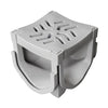 FSDP-QUAD | Connector StormDrain 4-Way for Stormdrain Plus Drain Channel Gray | Fernco