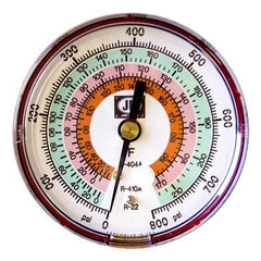 J/B Industries SAE Fittings M2-825 Pressure Gauge Illuminating 3-1/8 Inch 1/8 Inch MPT Dry Steel | Midwest Supply Us