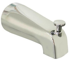 Kissler Bathroom Fixtures 82-0014 Tub Spout with Diverter 1/2 Inch Chrome Plated | Midwest Supply Us