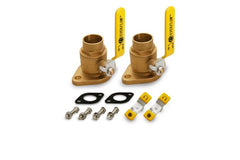 Everflow 505C012 EVERFLOW 1/2" SWT F/P FLANGE BALL VALVE LESS PURGE WITH NUTS & BOLTS UPC/NSF61-9 600WOG *PAIR OF 2* | Midwest Supply Us