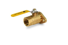 Everflow 505T001 EVERFLOW 1" F/P IPS FLANGE BALL VALVE LESS PURGE WITH NUTS & BOLTS UPC/NSF61-9 600WOG *PAIR OF 2* | Midwest Supply Us