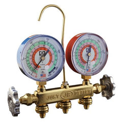 J/B Industries SAE Fittings 22225 Manifold Patriot 2 Valve for R22/R404A/R410A Brass | Midwest Supply Us