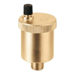 Hydronic Caleffi 502015A Air Vent MinCal Automatic 1/8 Inch Brass Male NPT 150 Pounds per Square Inch | Midwest Supply Us