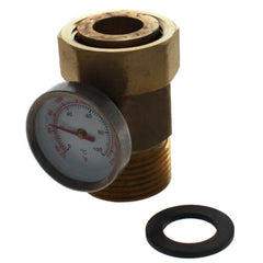 Taco 5120G-1 Outlet Adapter, Union and Temp Gauge for 5120 Series | Midwest Supply Us