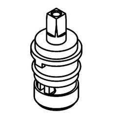 Moen 52000 Hot Cartridge Brass Shell Ceramic Disc 4L x 1W x 1H Inch for Commercial 2 Handle Hot | Midwest Supply Us