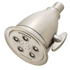 Speakman S-2005-HB-BN Showerhead Hotel 2 Function with Anystream Technology Brushed Nickel 4-1/8 Inch 2.5 Gallons per Minute | Midwest Supply Us
