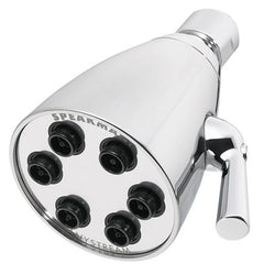 Speakman S-2252-E2 Showerhead Icon 3 Function Low Flow with Anystream Technology Polished Chrome 2-3/4 Inch 2.0 Gallons per Minute | Midwest Supply Us