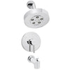 SM-1030-P | Tub and Shower System Neo Pressure Balance Valve with Temperature Control 1 Lever Polished Chrome ADA 2.5 Gallons per Minute | Speakman