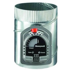 HONEYWELL HOME ARD14TZ/U Automatic Damper TrueZone ARD 1 Blade 14 Inch Round Side or Top Galvanized Steel Power Closed Spring Open | Midwest Supply Us