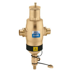 Hydronic Caleffi 546197A Air and Dirt Separator DiscalDirtMag 5461 with Magnet 1-1/4 Inch Brass Sweat 150 Pounds per Square Inch 32-250 Degrees Fahrenheit | Midwest Supply Us