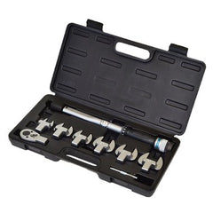 J/B Industries SAE Fittings TRQ1080 Wrench Kit Torque with 6 Spanner Heads | Midwest Supply Us