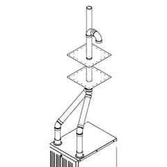 Thermo Pride Furnaces AOPS7484 Flashing Kit Dual Pipe for CMA/CMC Gas | Midwest Supply Us