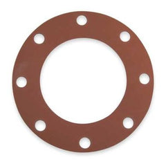 Gaskets 2FF18 Full Face Gasket 2 Inch 1/8 Inch Red Rubber 150 Flange | Midwest Supply Us