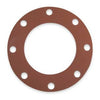 4FF18 | Full Face Gasket 4 Inch 1/8 Inch Red Rubber 150 Flange | Gaskets