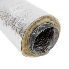 Hart & Cooley F218-4X25 Flexible Duct R8.0 Insulated Polyester 4"x25' Silver | Midwest Supply Us