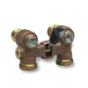 2TM2 | Shut-Off Valve 2 1/2 Inch Brass MNPT Lever Brass 180 Degrees Fahrenheit for Washing Machine | Watts