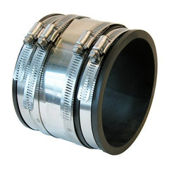 Fernco 1056-33RC Coupling Shielded 3 Inch Cast Iron/Plastic to Cast Iron/Plastic Strong Back | Midwest Supply Us