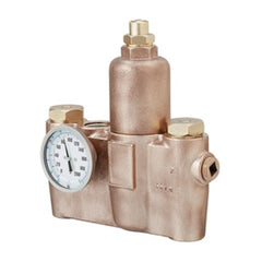 Speakman SE-362 Thermostatic Mixing Valve for Emergency Shower 25GPM Rough Brass | Midwest Supply Us