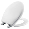 200E4000 | Toilet Seat E3 Round Slow Close/Closed Front with Cover Plastic White | Church Seats
