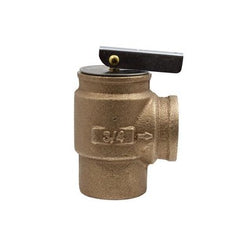 Apollo Products 1040805 Relief Valve 10 Safety 3/4 Inch Female NPT x Female NPT Bronze 1040805 | Midwest Supply Us