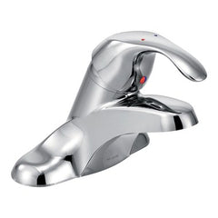 Moen 8430F05 Lavatory Faucet M-Bition 4 Inch Spread 1 Lever ADA Chrome 0.5 Gallons per Minute Long Less Drain | Midwest Supply Us