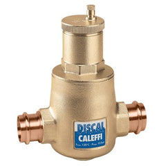 Hydronic Caleffi 551067A Air Separator Discal 551 1-1/4 Inch Brass Integral Press 150 Pounds per Square Inch | Midwest Supply Us
