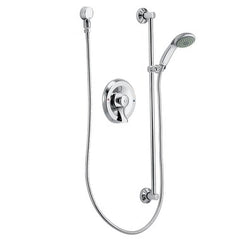 Moen 8346EP15 Handshower System Commercial Posi-Temp with Slide Bar 1 Lever Chrome ADA Metal 1.5 Gallons per Minute | Midwest Supply Us