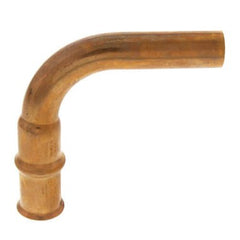 Refrigeration Press Fittings 3501080800111 Elbow 90 Degree Street 1/2 Inch Copper Press x Fitting | Midwest Supply Us