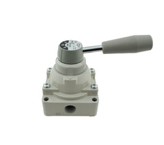 Jergens 61615 VALVE, AIR 4-WAY HAND 3/8 NPT | Midwest Supply Us