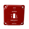 625-S17 | Cover Switch Plate Gas EMR Red Pack of 10 | DiversiTech