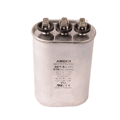 DiversiTech 3GJ7535 Motor run capacitor, 370V, oval, 35+7.5µF | Midwest Supply Us