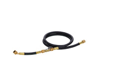 DiversiTech 1839144 60in x 3/8in Black Vacuum Hose with Ball Valve Extensions | Midwest Supply Us