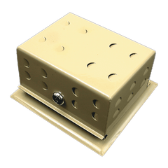 DiversiTech 585-TG8 Beige Steel w/Ring Base, 5in.x 3in.x2-3/4in. | Midwest Supply Us