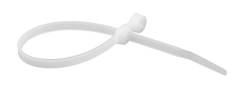 DiversiTech 6264CX Tie w/mtg. hole, pack of 100, mounting hole- #10, length- 7in., color- natural, max bundle diameter- 1-3/4in., tensile strength- 50 lb.  | Midwest Supply Us